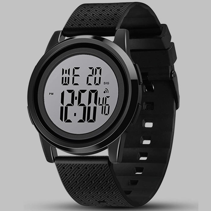 Men's Digital Sports Watch – Stylish, Durable, and Waterproof